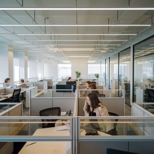 Elevate Workplace Focus with Modular Glass Cubicle Dividers for a Productive Work Environment