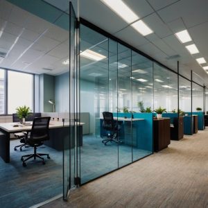 Enhance Productivity with Small Glass Partitions