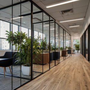 Optimizing Office Space with Glass Partition Solutions Streamlining Productivity