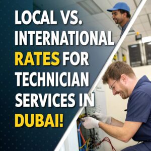 A Tale of Two Markets Unveiling the Discrepancy in Local & International Rates for Technician Services in Dubai