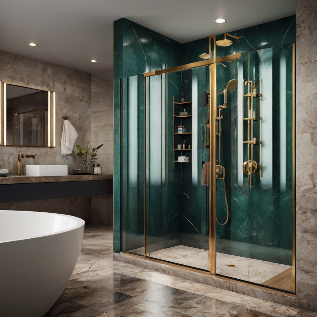 Transform Your Dubai Bathroom with Elegant Shower Glass Partition Solutions by A One Technical Services