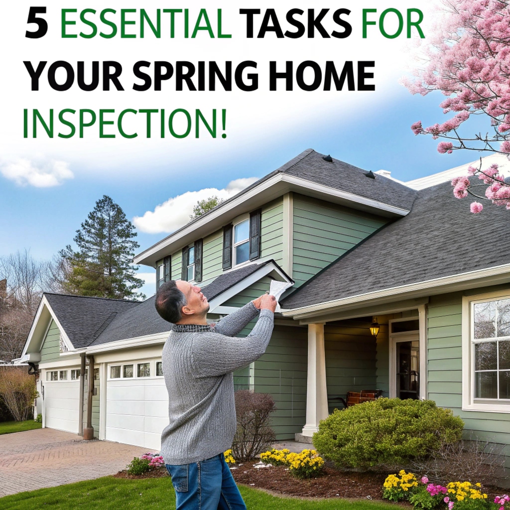 5 Essential Tasks to Include in Your Spring Home Inspection Checklist for a Safe & Energy-Efficient Residence