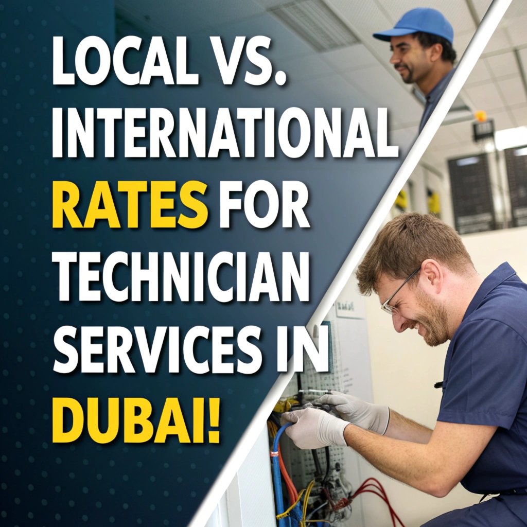 A Tale of Two Markets Unveiling the Discrepancy in Local & International Rates for Technician Services in Dubai